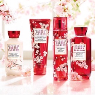 Bath And Body Works Signature Collection Ultra Shea Body Cream JAPANESE CHERRY BLOSSOM  ชุดดูแลผิว 5 รายการ