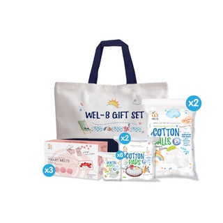 ภาพขนาดย่อของสินค้าWel-B​ Gift Set "Sea" เวลบี กระเป๋าของขวัญ รุ่น "ทะเล"-พิมพ์ชื่อได้ ของใช้เด็กอ่อน ของขวัญ