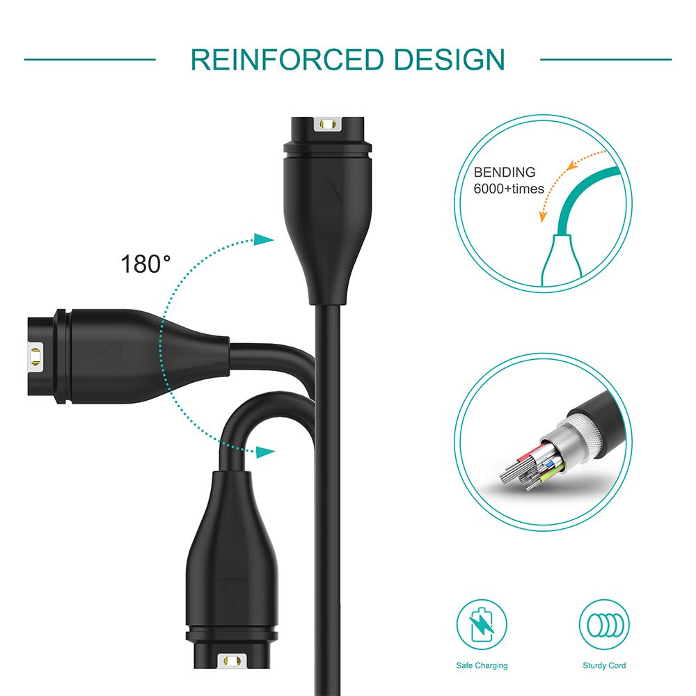 รับประกัน-6-เดือน-สายชาร์จ-garmin-forerunner-55-สายชาร์ท-สมาร์ทวอช-replacement-data-charging-cable