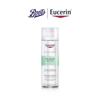 Eucerin ยูเซอริน โปร แอคเน่ โซลูชั่น แอคเน่ แอนด์ เมคอัพ คลีนซิ่ง วอร์เตอร์ 200มล