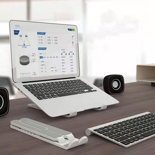 ภาพขนาดย่อของภาพหน้าปกสินค้าขาตั้งแล็ปท็อป ขาตั้งแล็ปท็อปกันลื่นสามารถปรับมุมพับได้สําหรับวางโน๊ตบุ๊คแล็ปท็อป จากร้าน jkee.store บน Shopee