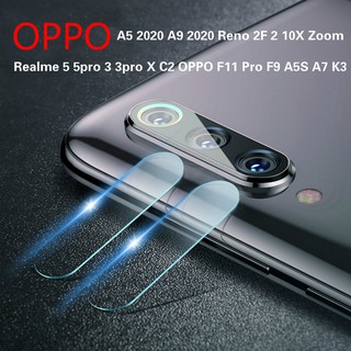 ฟิล์มกันรอยเลนส์กล้อง สําหรับ Oppo A92 A72 A52 Reno 3 Find X2 A92S  A9 2020 A5 2020 Reno 4 2F 2  F11 Pro Realme 5 3 Pro X C2 A5S