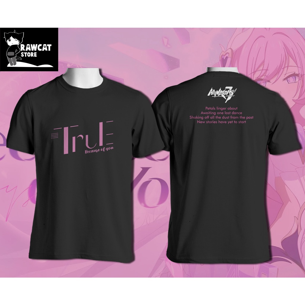 เสื้อยืดผ้าฝ้ายพิมพ์ลายคลาสสิก-เสื้อเชิ้ต-honkai-impact-true-game-สําหรับผู้ชาย