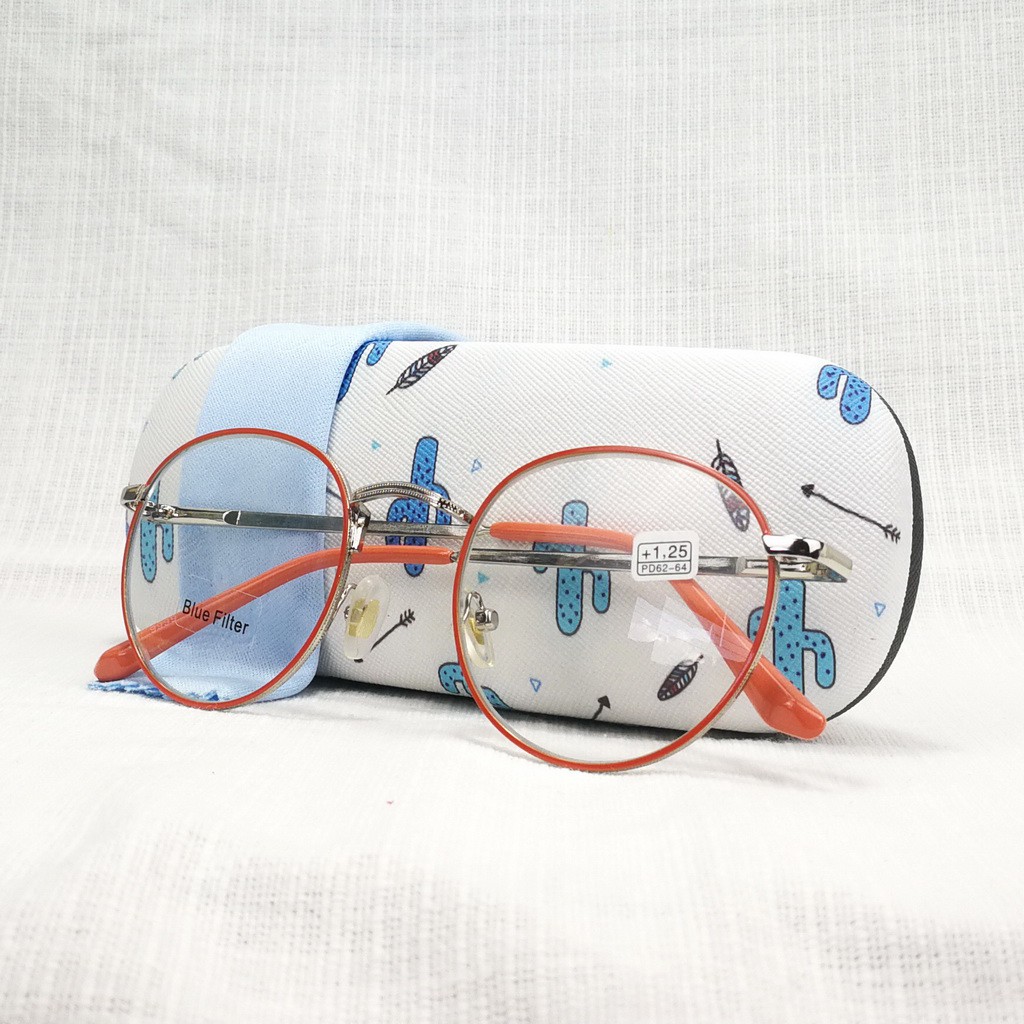 แว่นตายาว-amp-กันแสงฟ้า9999-ขา-amp-โครงดัดได้เล็กน้อย-กล่องคละสี-ลาย-ผ้าเช็คแว่นคละสี-แว่นสำรอง-ราคายุติธรรม