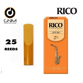 Rico ลิ้นอัลโต แซกโซโฟน รุ่น กล่องส้ม เบอร์ 2.5 กล่องละ 25 อัน