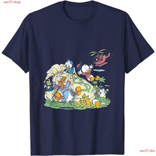 2022 Ducktales Money Bags T-Shirt เสื้อยืด ดพิมพ์ลาย ดผ้าเด้ง คอกลม cotton แฟชั่น discount Unisex