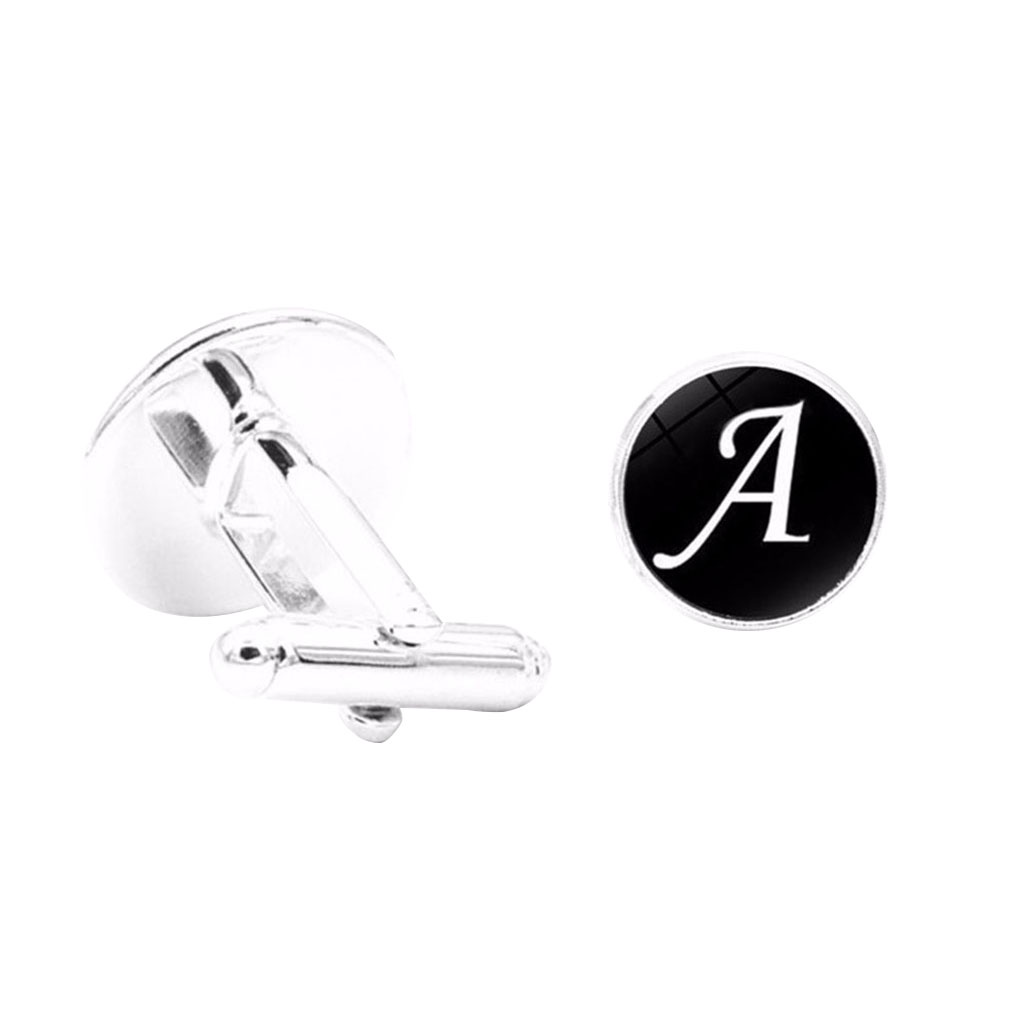 1-pair-mens-letter-cufflink-wedding-formal-initial-alphabet-stainless-steel-cufflink