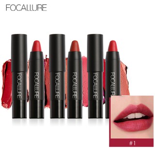 สินค้า FOCALLURE ลิปสติก เนื้อแมตต์ กันน้ำ ติดทนนาน มี 19 เฉดสี สำหรับการแต่งหน้า