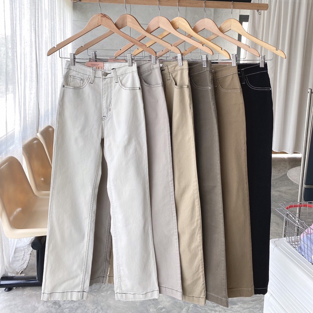 ภาพสินค้ากางเกงยีนส์รุ่นใหม่ขากระบอกผ้ายืดรุ่นนี้ขายาวมากงานป้าย เกาหลีมากแม่โซคิ้ววววของต้องมี จากร้าน takenjeanshop บน Shopee ภาพที่ 6