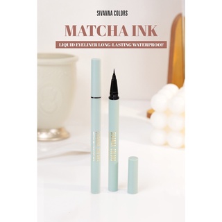"Sivanna Colors Matcha Ink Liquid eyeliner long-lasting Waterproof HF9029 ซีเวนน่า คัลเลอร์ มัทฉะ อิงค์ ลิควิด อายไลเนอร์เส้นเล็กคมดำ