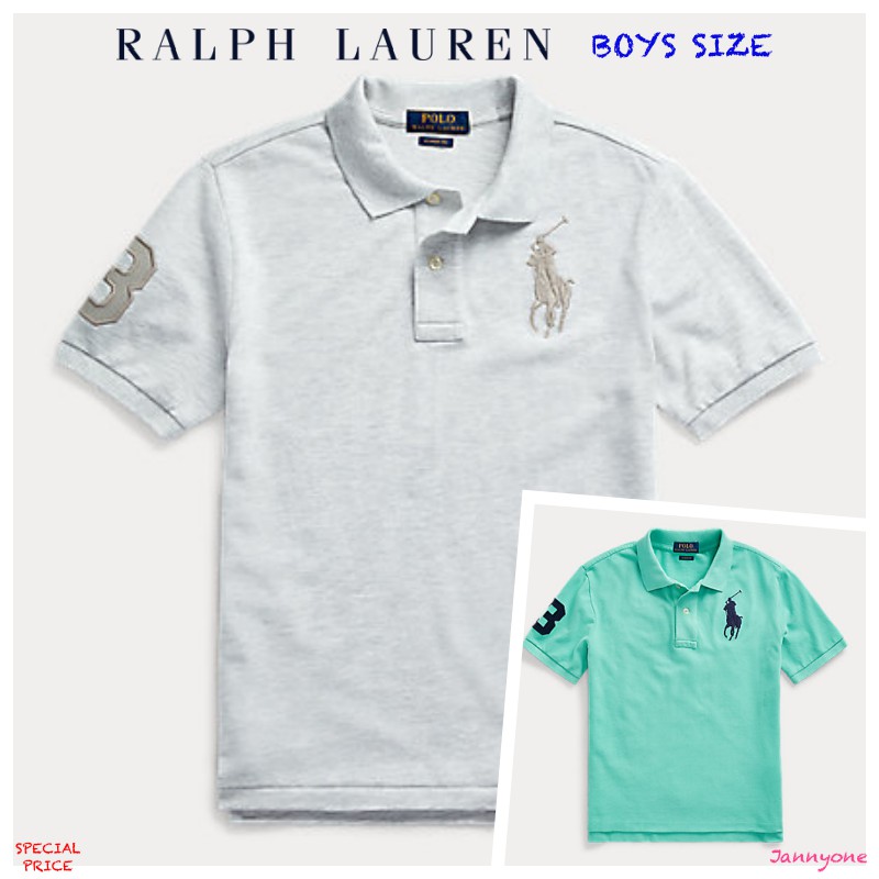ralph-lauren-cotton-mesh-polo-shirt-เด็กโตผู้ชายอเมริกาอายุ-8-20-ปี