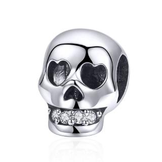Bamoer Skull ชาร์ม 925 Sterling Silver