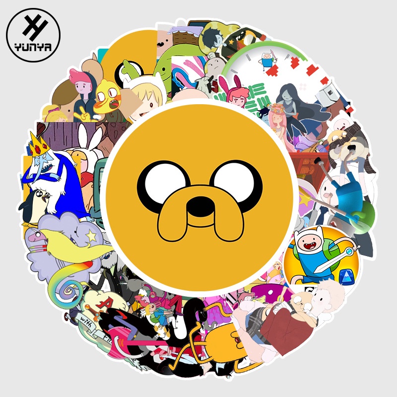 แอดแวนเจอร์-ไทม์-adventure-time-sticker-สติกเกอร์กันน้ำรูปแบบที่แตกต่างกัน-50-ชิ้น