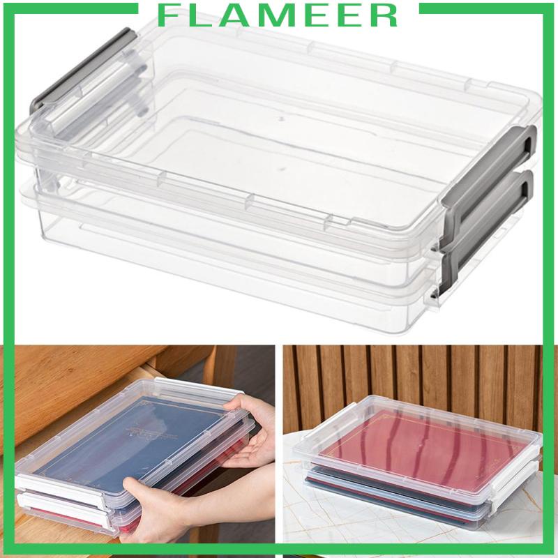 flameer-กล่องพลาสติก-ขนาด-a4-วางซ้อนกันได้-3-ชั้น-สําหรับใส่จัดเก็บเอกสาร