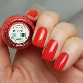 พร้อมส่ง OPI - OPI on Collins Ave. (NLB76)  ยาทาเล็บสีแดงออกส้ม สดใสมากค่าา แท้ 100%