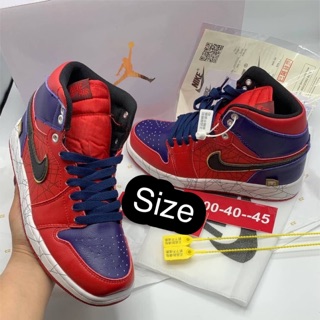 Nike Airjordan1 spider man2 ของโรงงานผลิตไม่ผ่านQC