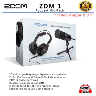 ZDM-1 Large-Diaphragm Dynamic Microphone ZHP-1 Professional Closed-Back Headphones ZTPS-4 Tabletop Tripod รับประกัน 2 ปี
