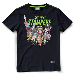 เสื้อยืดวันพีช One Piece STAMPEDE-1120-BK สีดำ