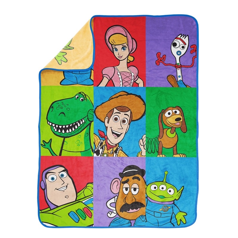 ผ้าห่มนุ่ม-toy-story-squares-kids-throw-ขนาด-46-x-60-นิ้ว-จากอเมริกา