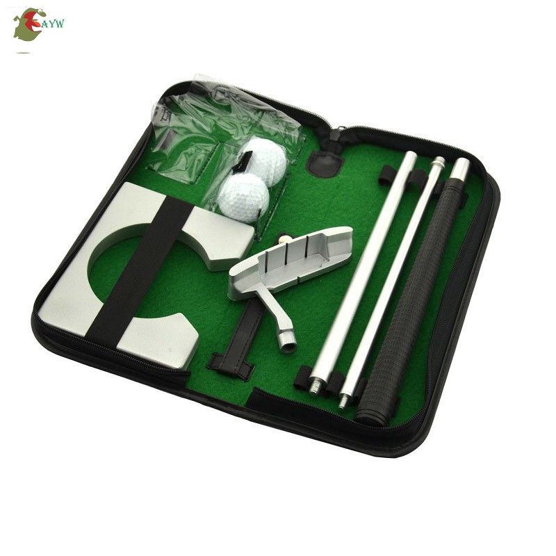 ayw-portable-golf-putter-practicee-set-travel-indoor-golfs-ball-holder-putting-training-aids-tool-w