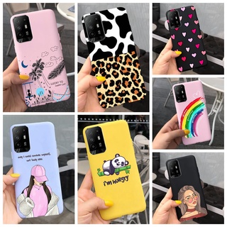 เคสโทรศัพท์มือถือ ซิลิโคนนิ่ม กันกระแทก ลายสีรุ้ง สําหรับ OPPO A74 A94 4G 5G A74 A94 CHP2219 CPH2197 CPH2203