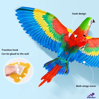 อินเตอร์แอคทีจำลองนกแมวของเล่น Flying E agle ไฟฟ้าแขวนของเล่นแมวติดรอยขีดข่วนเชือก-AME1