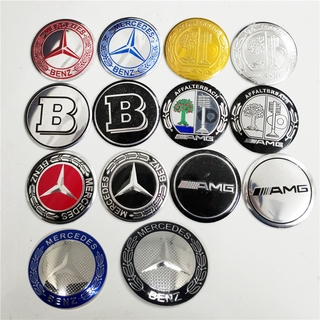 สติกเกอร์โลโก้ Mercedes benz Hub Center Logo AMG Apple Tree brabus Wheat Ear ขนาด 56 มม. สําหรับติดตกแต่งล้อรถยนต์ 4 ชิ้น