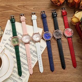 ภาพขนาดย่อของภาพหน้าปกสินค้านาฬิกาข้อมือควอตซ์ สายหนัง ประดับเพชรเทียม ลําลอง แฟชั่นสําหรับผู้หญิง จากร้าน vansvar.th บน Shopee ภาพที่ 3