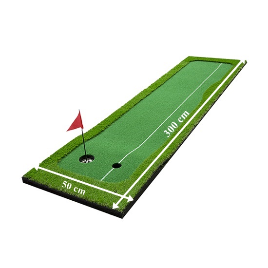 พรมซ้อมพัตต์ขนาด-50cm-x-3-เมตร-กรีนกอล์ฟกลางแจ้ง-พรมพัตต์กอล์ฟ-putting-mat-รับประกันซ่อมฟรี-นาน-1-ปี