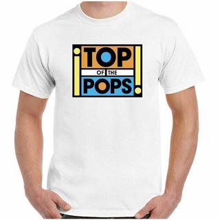 TOP Of The Pops เสื้อยืดลําลองสําหรับผู้ชายแขนสั้นคอกลมพิมพ์ลาย Rock Dance เสื้อยืด sale ผ้าฝ้ายแท้ แขนสั้นคู่รัก