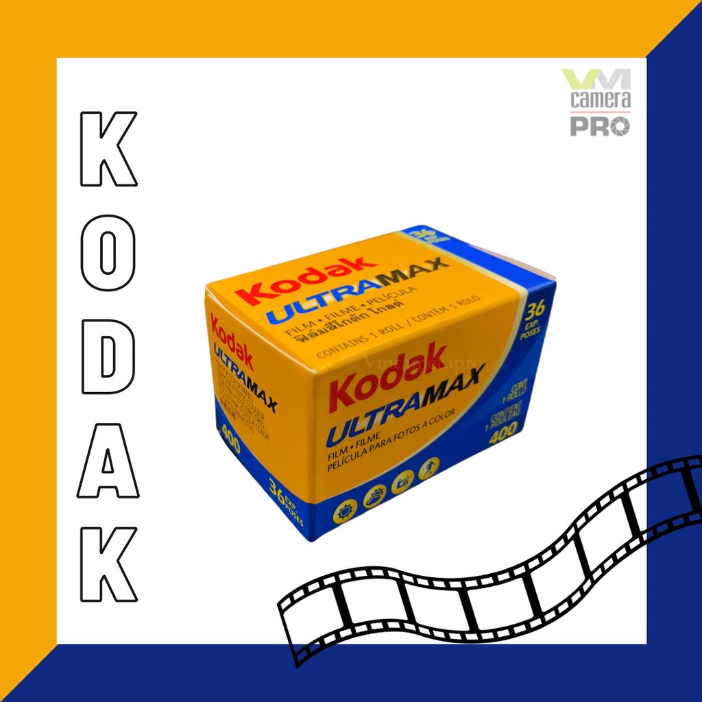 ภาพหน้าปกสินค้าฟิล์มสี400/135 Kodak Ultra max (ลูกค้าสั่งซื้อฟิล์มทุกชนิดรวมแล้วไม่เกิน 6 ม้วน /1 ออเดอร์) จากร้าน vmcamera บน Shopee