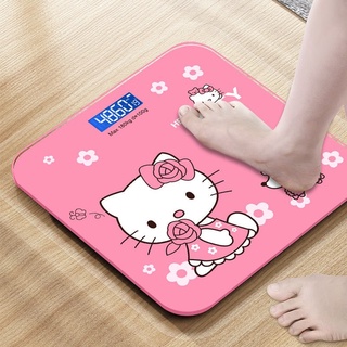 เครื่องชั่งน้ำหนัก ดีไซน์สวยทันสมัย Digital weighing Scale ตัวเครื่องทำจากกระจกนิรภัย มีความแข็งแรงสูง จอแสดงผลLCD
