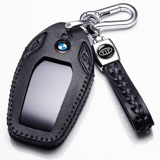 เคสกุญแจรถยนต์ BMW 730li7405 530le ปลอกกุญแจ ผลึกเหลว GT ซองกุญแจหนังแท้ ไฮเอนด์ งานหนังกลับเย็บ ​Premium