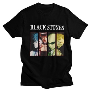 เสื้อยืดผู้ชาย เสื้อยืดคอกลม พิมพ์ลายการ์ตูน Nana Osaki Black Stones Ai Yazawa สไตล์เรโทร สําหรับผู้ชาย S-5XL