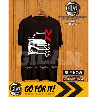 เสื้อยืด พิมพ์ลายรถยนต์ Honda CIVICS-5XL