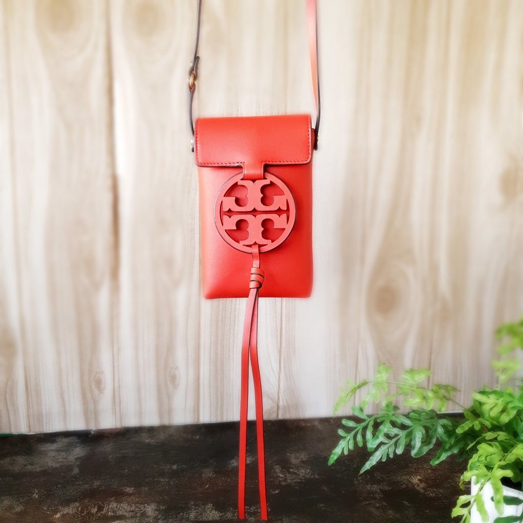 แท้-นำเข้าจาก-usa-tory-burch-miller-metal-phone-crossbody-พร้อมส่ง-กระเป๋าใส่โทรศัพท์-กระเป๋าสะพาย