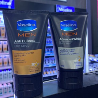 VASELINE Men Face Scrub&amp;Face Wash (100 g) วาสลีน เมน เฟซ สรับ&amp;เฟซ วอช มี 2 สูตร