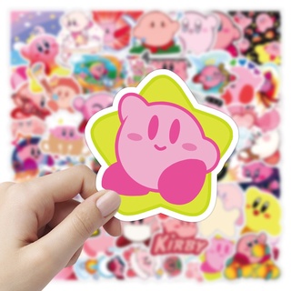 星之卡比 เคอร์บี้ Kirby 星のカービィ ร้ลายการ์ตูนอะนิเมะ 50แผ่น กันน้ำ สติ๊กเกอร์ STICKER กระโปรงหลังรถ โทรศัพท์มือถือ