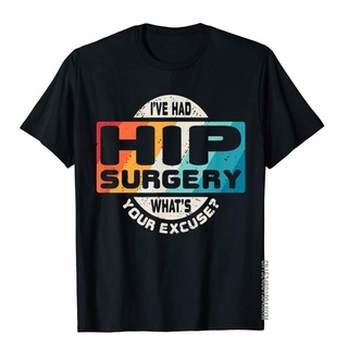 T-shirt  เสื้อยืดท็อป ผ้าฝ้าย พิมพ์ลาย Broken Hip Surgery Funny Gift Holidaycamisa สําหรับผู้ชายS-5XL