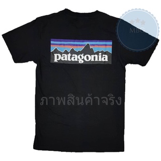 ผ้านุ่ม  ►◇❦⭐ patagonia ⭐ เสื้อยืด คอกลม แขนสั้น แฟชั่น ภูเขา พาธาโกเนีย พาตาโกเนีย P6 logo パタゴニア unisex