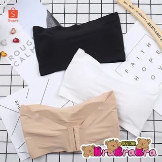 ภาพหน้าปกสินค้า🧸💦𝑩𝒓𝒂𝑩𝒓𝒂𝑩𝒓𝒂⛱️🧸  #bra-013 New เกาะอกไร้ขอบ มีตะขอ ฟองน้ำถอดได้ บราเกาะอก ที่เกี่ยวข้อง