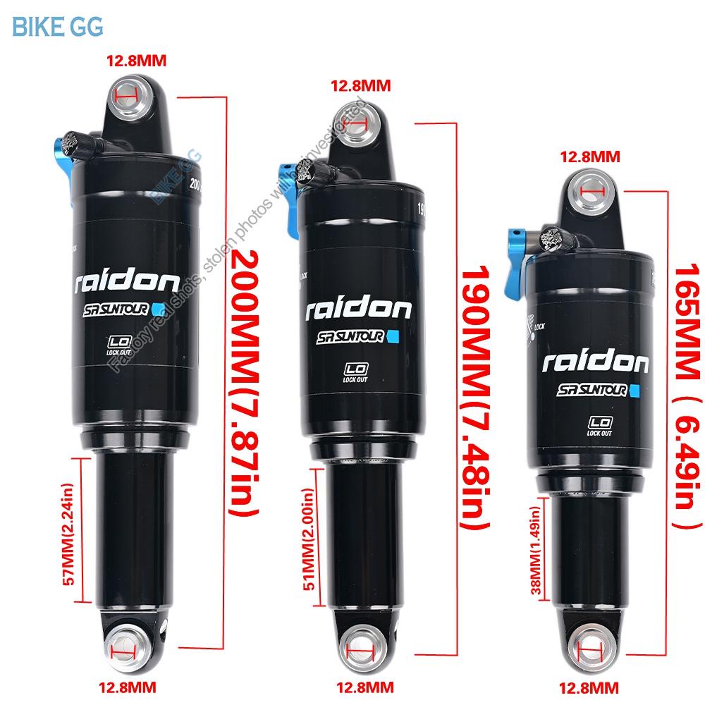 sr-suntour-โช้คอัพหลังจักรยานเสือภูเขา-165-มม-190-มม-200-มม-พร้อมตัวล็อก-สําหรับจักรยานเสือภูเขา