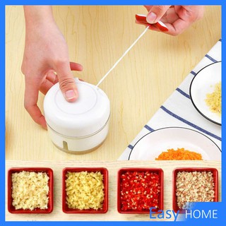 เครื่องปั่นชนิดมือดึง MiNi พริกต่างๆ เครื่องปั่น บดกระเทียมแบบใช้มือ Stirrer