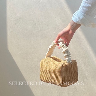 (Preorder) Bucket Woven Straw Tote