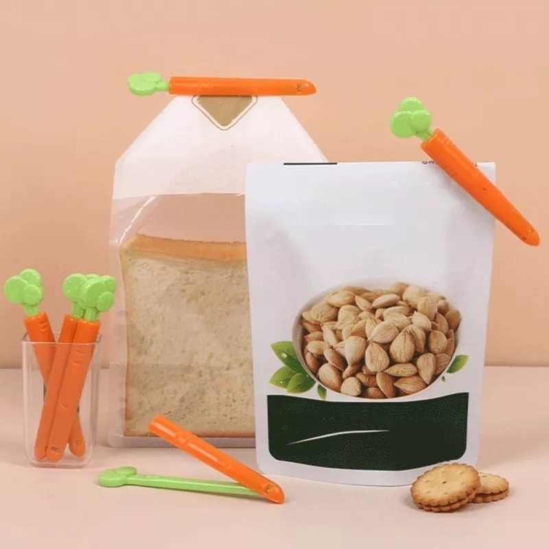 คลิปซีลถุงอาหาร-รูปแครอท-อเนกประสงค์-รักษาความชื้น-พร้อมกล่องแม่เหล็ก-5-ชิ้น-ต่อชุด