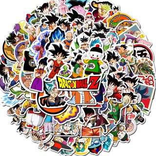 ภาพหน้าปกสินค้า100/50/25/10Pcs Not Repeat Anime Dragonball Stickers Cartoon Stickers for Snowboard Laptop Luggage Fridge Car Styling Cute Vinyl Decal ที่เกี่ยวข้อง