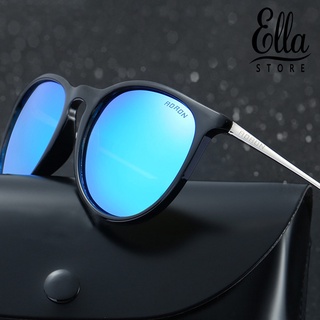 Ellastore123 แว่นตากันแดด เลนส์โพลาไรซ์ ป้องกันรังสียูวี สําหรับตั้งแคมป์กลางแจ้ง ทุกเพศ