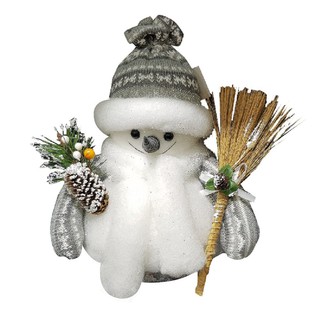 ของตกแต่ง HOME LIVING STYLE SNOW MAN 20X26 ซม. สีขาว เพิ่มความโดดเด่นมีสไตล์ให้กับบ้านของคุณในเทศกาลแห่งความสุข ด้วยของต