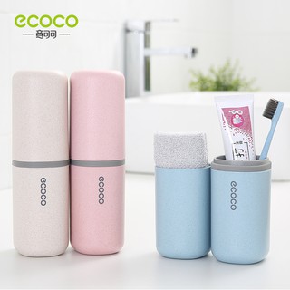 ecoco กล่องเก็บแปรงสีฟันไฟฟ้า ยาสีฟัน ดินสอ แบบพกพา สําหรับเดินทาง ห้องน้ํา