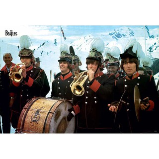 โปสเตอร์ รูปถ่าย วง ดนตรี 4เต่าทอง The Beatles (1960-70) POSTER 24"x35" Inch British Pop Rock MUSIC Photo Vintage V14